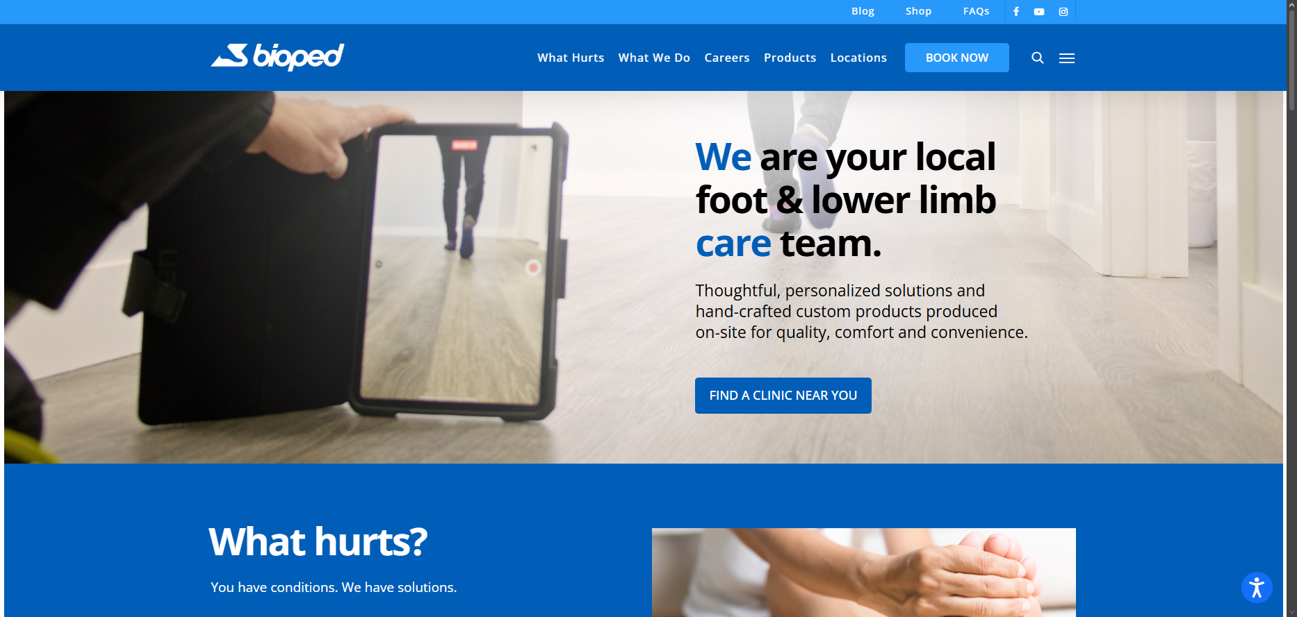 BioPed Healthcare CMS - Codes Minds Case Study