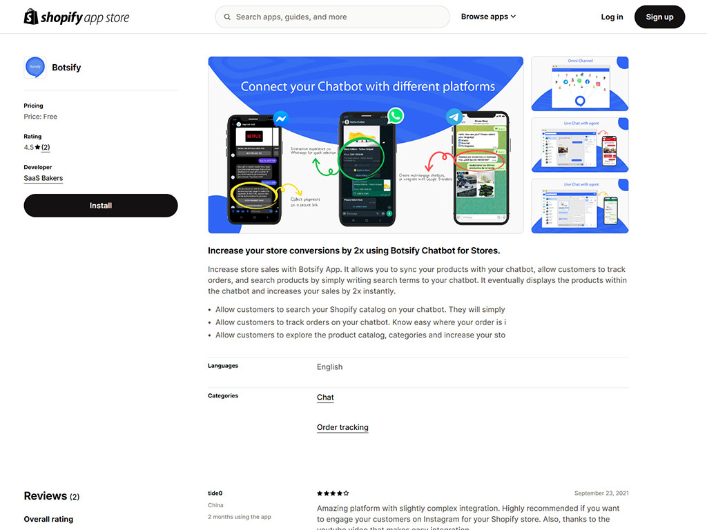 Shopify app